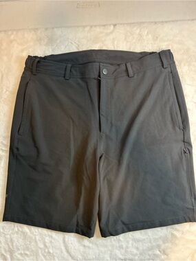 Mack Weldon Men’s Large Black Performance Shorts Stretch Tech Golf Casual